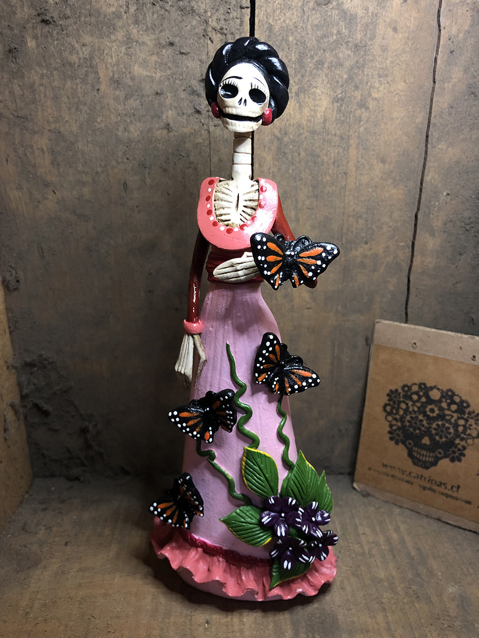 Catrina Mexicana Frida Kahlo Remedios Catrinas Artesan A Y