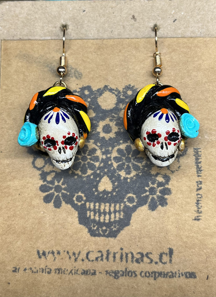 Arete Catrina Frida Kahlo V Catrinas Artesan A Y Cultura