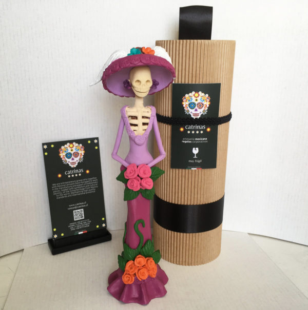 Catrina Mexicana Garbancera Violeta 6