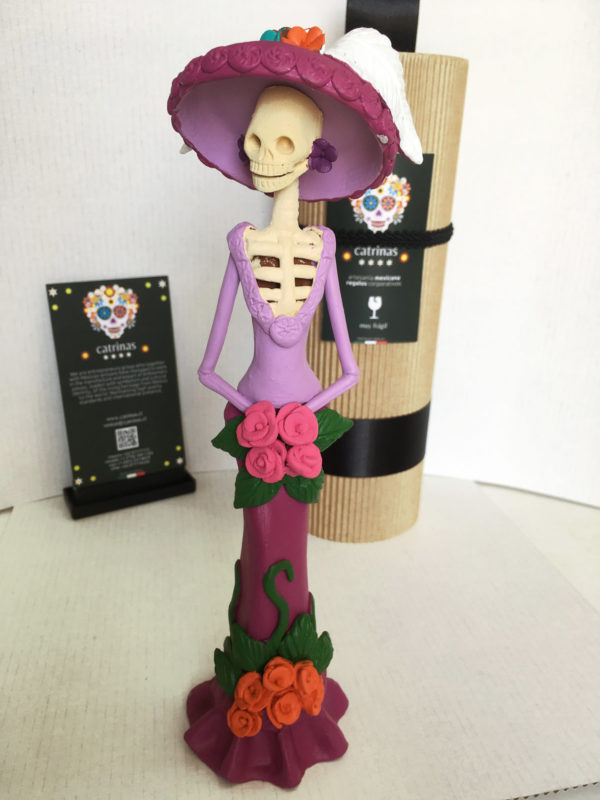 Catrina Mexicana Garbancera Violeta 5