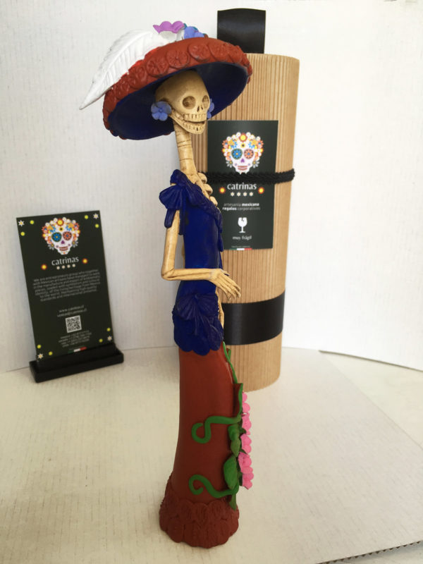 Catrina Mexicana Garbancera Morada 3