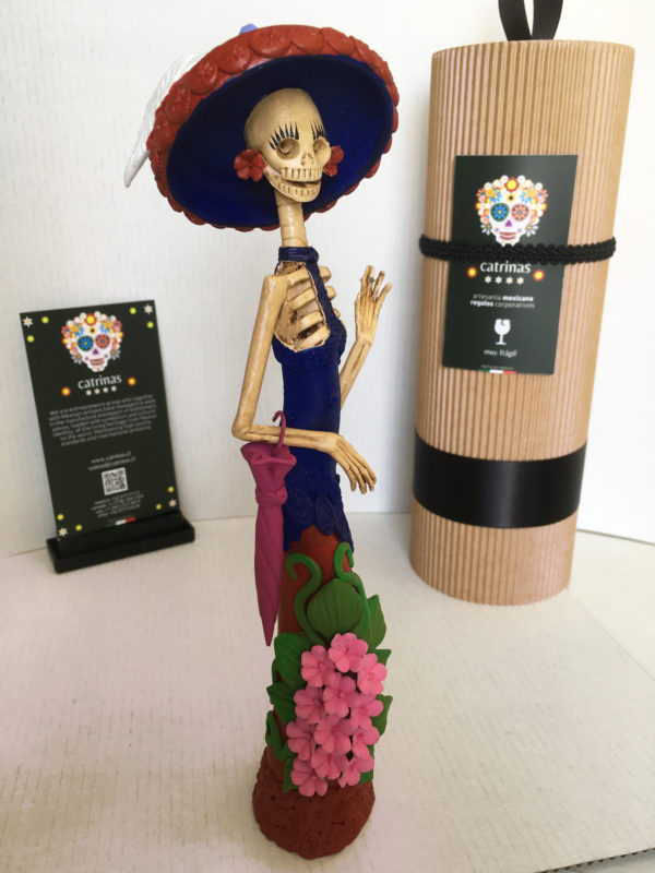 Catrina Mexicana Garbancera Sombrilla 3