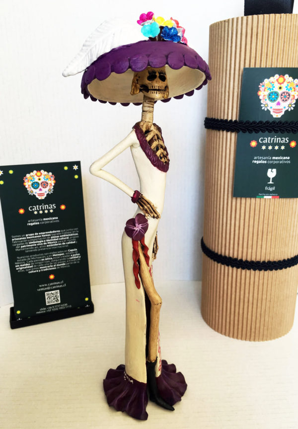 Catrina Mexicana Garbancera Mora 2