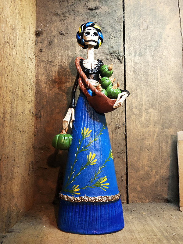Catrina Mexicana Frida Kahlo Reyna 🦋 Catrinas Artesanía Y Cultura