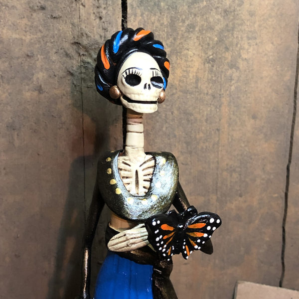 Catrina Mexicana Frida Kahlo Agustina 🦋 Catrinas Artesanía Y Cultura Mexicana En Chile