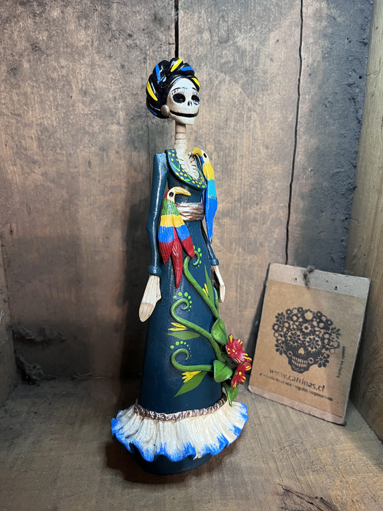 Catrina Frida Kahlo Julia 🦋 Catrinas Artesanía Y Cultura Mexicana